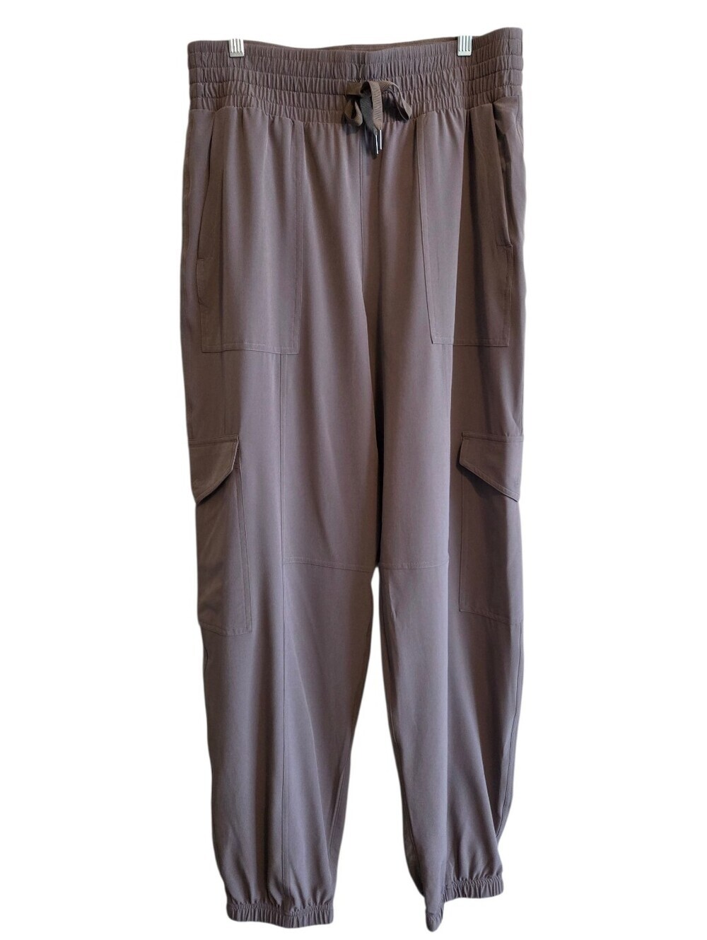 Spanx Casual Fridays Cargo Jogger In Smoke Sz Large Tall Workout Outdoors Travel